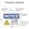 Signmission UV Light Hazard Avoid Looking OSHA Notice Sign, Plastic, 24in W x 18in L, 2PK OS-2PACK-NS-P-1824-L-18852 - alternate 4